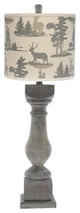 Rustic Woodland Lodge Table Lamp