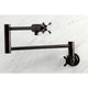 Kingston Brass KS4105DX Concord Wall Mount Pot Filler, Oil Rubbed Bronze