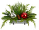 18" Holiday Winter CedarPine Artificial Table Christmas Arrangement