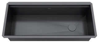 42in. Galaxy Black Undermount Single Bowl Stainless Steel Kitchen Sink Combo