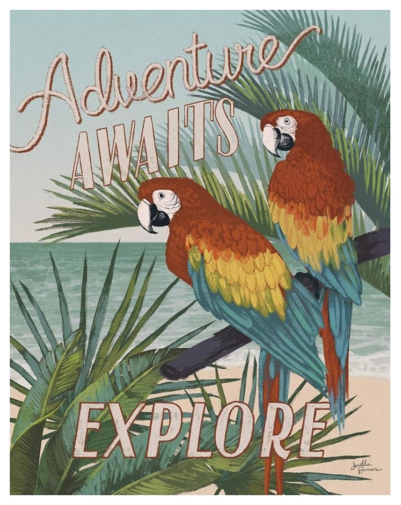 "Welcome to Paradise V" Digital Paper Print by Janelle Penner, 30"x37"