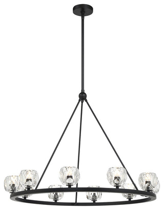 Aragon LED Chandelier, Matte Black