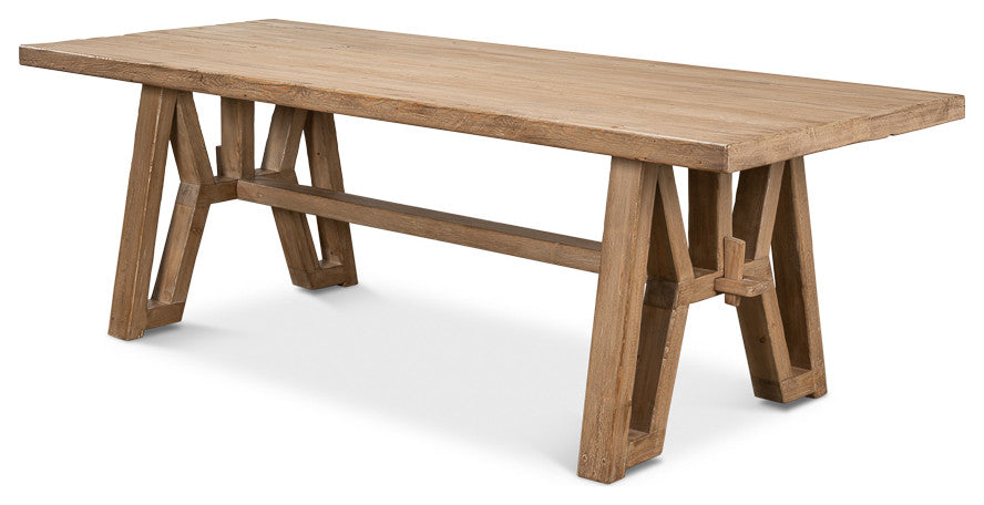Industrial Reclaimed Wood Farm Table