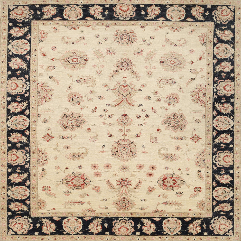Ahgly Company Indoor Square Traditional Area Rugs, 4' Square