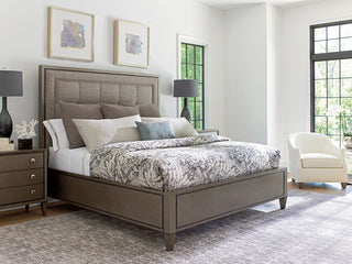St. Tropez Upholstered Panel Bed 5/0 Queen