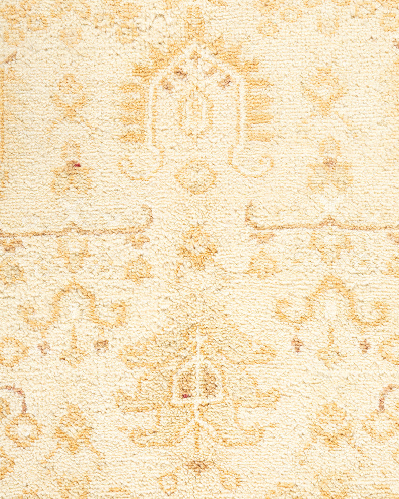 Mogul, One-of-a-Kind Hand-Knotted Area Rug Ivory, 7' 10" x 9' 10"