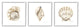 Soft White Patterned Seashells Nautical Natural Neutrals,3pc, each 12 x 12