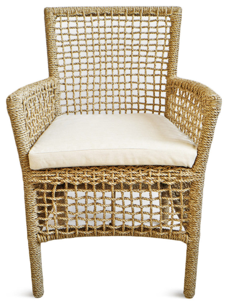 Outdoor Rope Dining Arm Chair