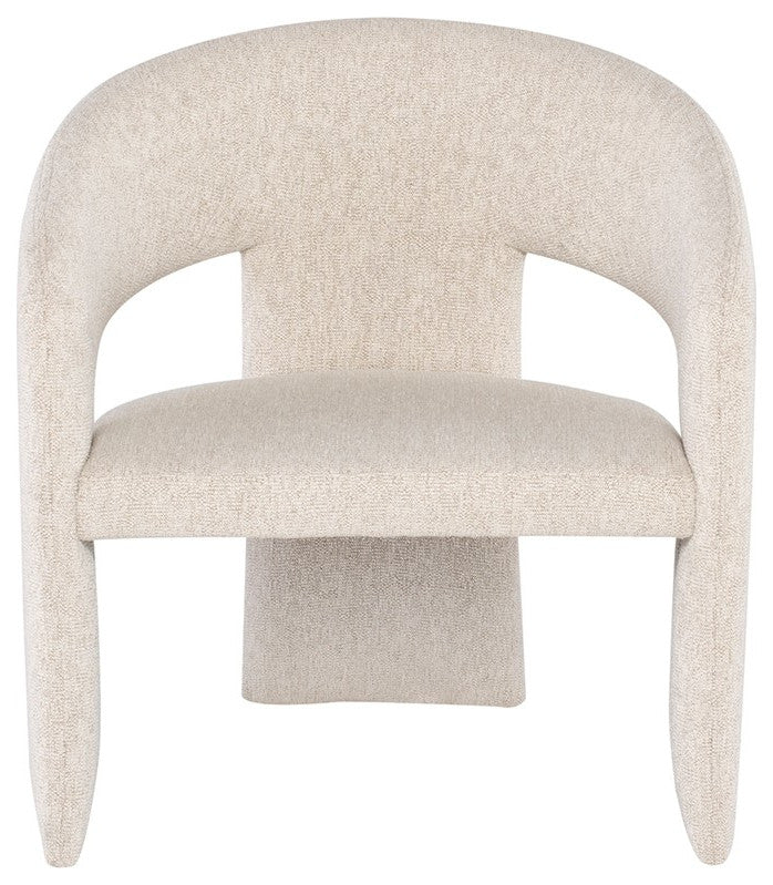 Anise Shell Fabric Occasional Chair