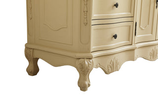 Bathroom Vanity, Light Antique Beige, 60", Single Sink