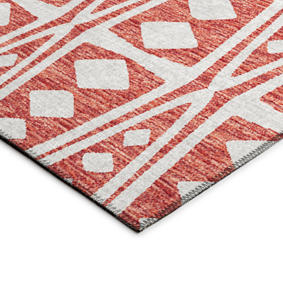Indoor/Outdoor Sedona SN6 Clay Machine Washable 10' x 14' Rug