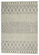 5' X 7' Gray Geometric Power Loom Area Rug