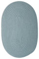 Colonial Mills Boca Raton BR54 Federal Blue Indoor/Outdoor Area Rug, Oval 8'x11'