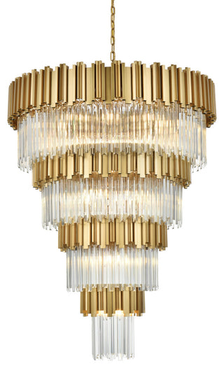 Home Living 40" Chandelier, Satin Gold