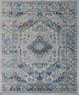 Noori Rug High-low Harriette Silver/Blue Rug
