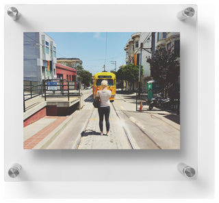 4x6" Modern UV Grade Acrylic Floating Wall Frame