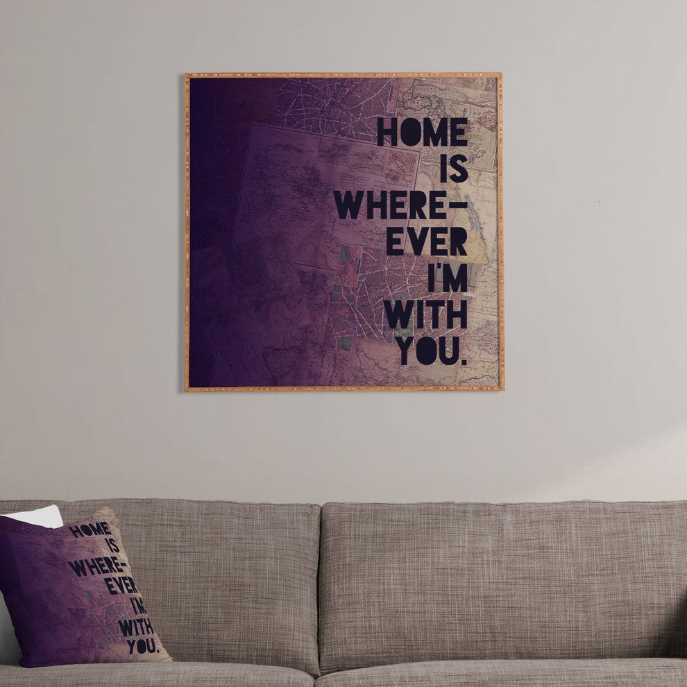 Leah Flores With You Framed Wall Art