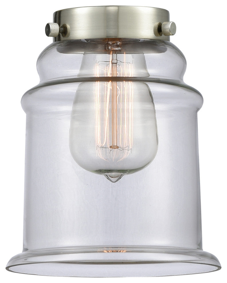 Canton 33" Bath Vanity Light, Oil Rubbed Bronze, Clear Shade