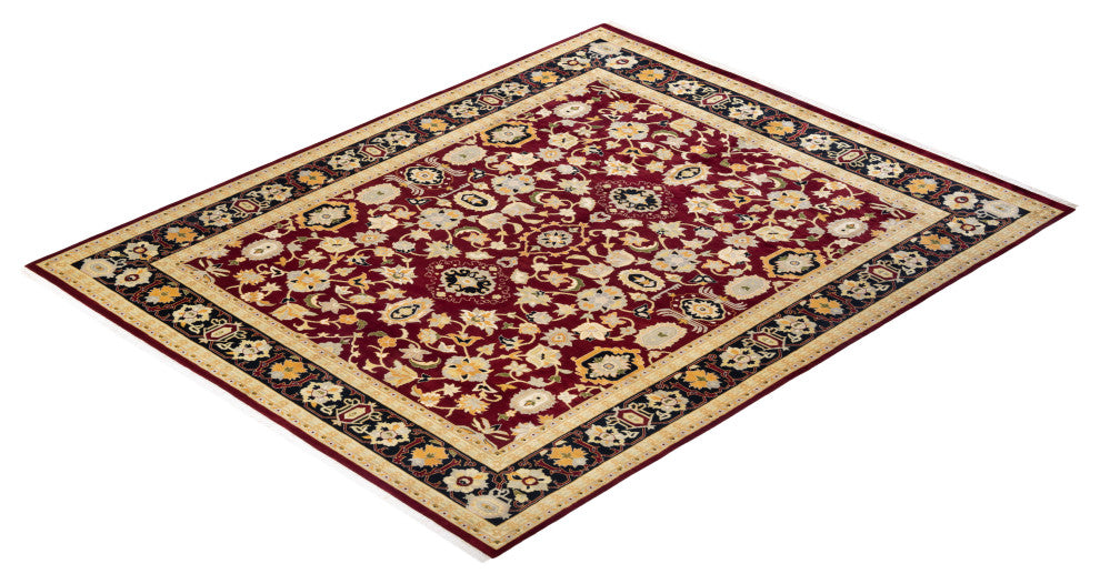 Mogul, One-of-a-Kind Hand-Knotted Area Rug Orange, 8'0"x10'0"