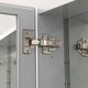 Aluminum Bathroom Medicine Cabinet, Recess Or Surface Mount, 16"œx20"