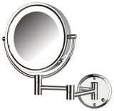 Jerdon Lighted Mirror, Direct Wire, Chrome
