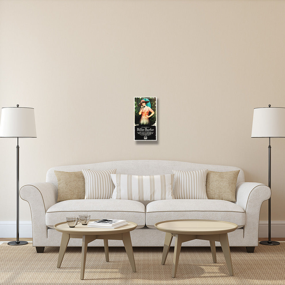 "Let's Get A Divorce" Stretched Canvas Giclee by Hollywood Photo Archive, 12x24"