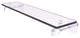 Clearview 22" Glass Shelf with Dotted Accents, Polished Chrome