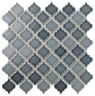 Hudson Tangier Mosaic Floor and Wall Tile, Stillwater