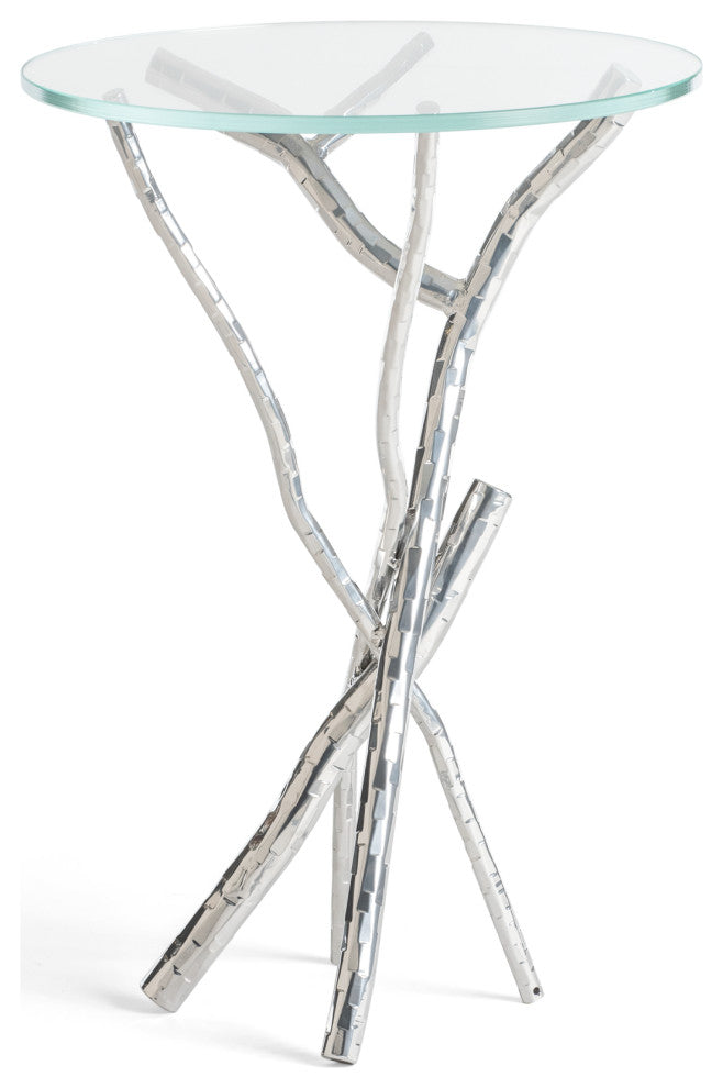 Brindille Accent Table, Sterling Finish