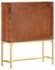 vidaXL Highboard Freestanding Storage Cabinet Accent Cabinet Solid Acacia Wood