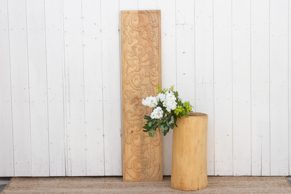 Reclaimed Wood French Colonial Carving