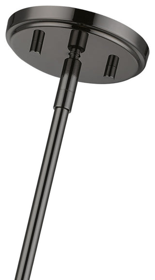 Munich 1 Light Black Chrome Single Pendant