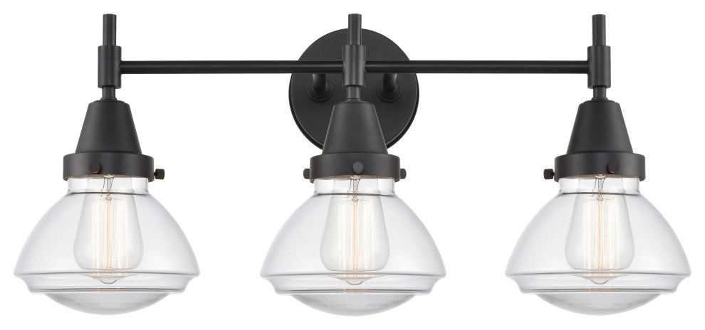 INNOVATIONS LIGHTING 447-3W-BK-G322-LED Caden 3 Light 26 inch Bath Vanity Light