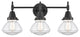 INNOVATIONS LIGHTING 447-3W-BK-G322-LED Caden 3 Light 26 inch Bath Vanity Light