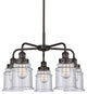 Innovations Lighting 916-5CR-17-24 Canton Chandelier Canton 5 - Oil Rubbed