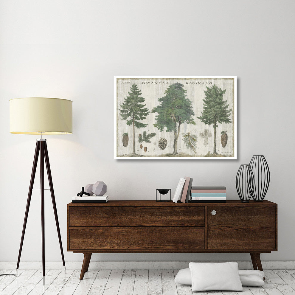 "Woodland Chart I" Digital Paper Print by Sue Schlabach, 50"x34"