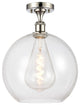 Innovations 516-1C-PN-G122-12-LED 1-Light Semi-Flush Mount, Polished Nickel