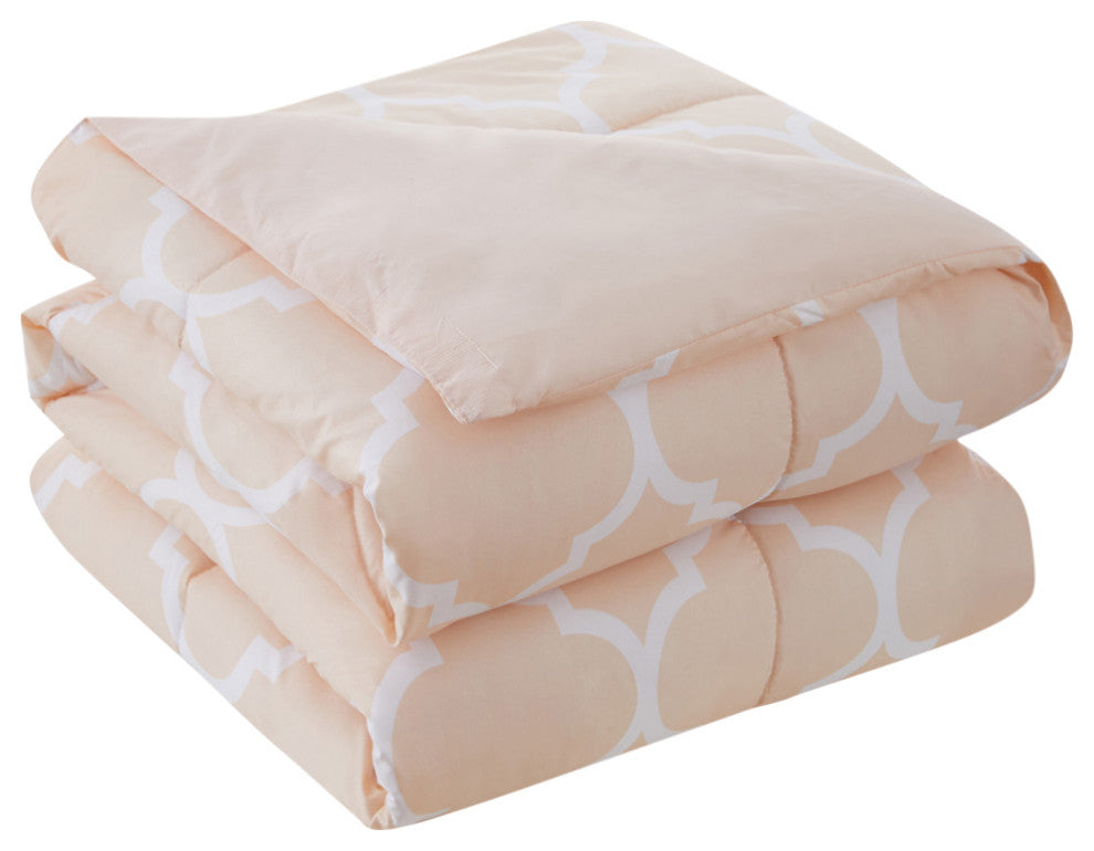Kathy Ireland 6pc Trellis Comforter Set, Blush, King