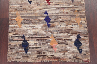 Consigned, Gabbeh Hand-Knotted Persian Novelty Oriental Area Rug Wool, 5'5"X3'2"