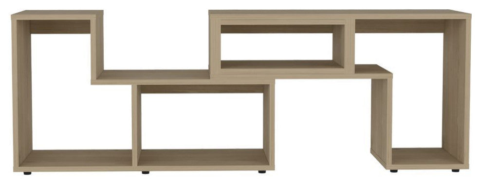 Rose Extendable TV Stand, Light Pine
