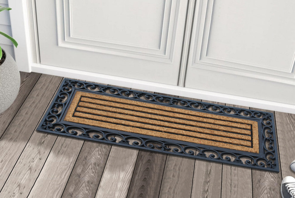 A1HC First Impression Clarence 18"x48" Coir Doormat