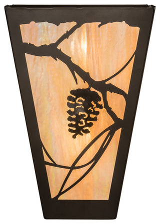 11 Wide Whispering Pines Wall Sconce