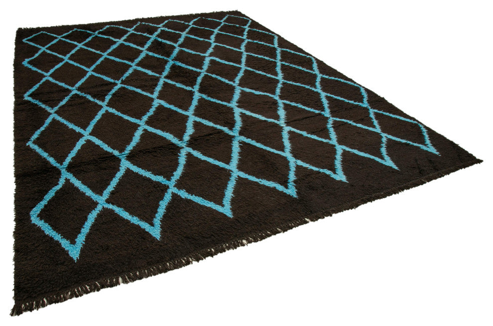 Rug N Carpet - Handmade Unique 9' 0'' x 12' 2'' Moroccan Area Rug