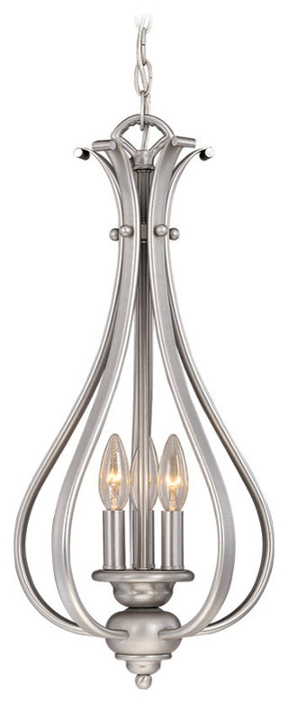 Monrovia 3-Light Pendant Brushed Nickel