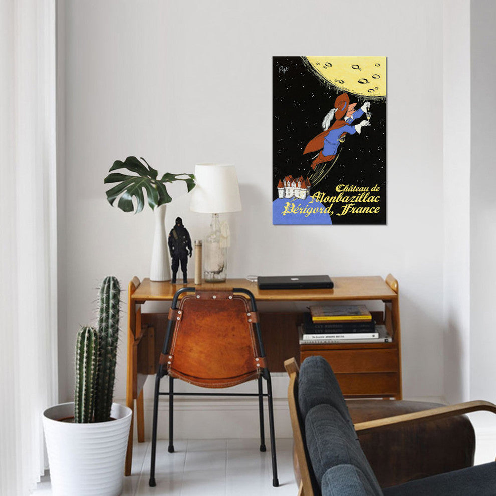 "Vendanges de Lune" by Jean-Pierre Got, Canvas Print, 18"x12"