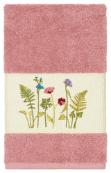 Serenity Embellished Hand Towel, Tea Rose