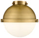 Innovations HFS-81-BB Hampden 8" Matte White Glass