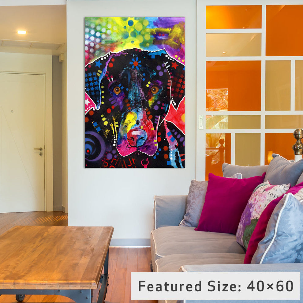 "The Labrador Gallery" by Dean Russo, 40x26x1.5"