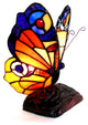 KACY 6 Tiffany-style 1 Light Butterfly Accent Table Lamp 9inches Tall