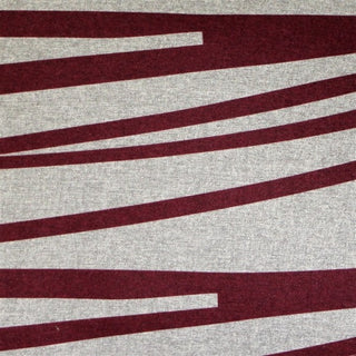 Pillow Decor - Kukamuka Scandinavian Meri Lumbar Rectangular Pillow 12x19, Red